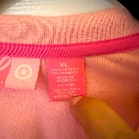 Soft Pink Short Sleeve Polo Shirt 